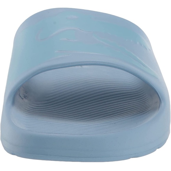 Lacoste Men's Croco Slide Sandal Light Blue size 12 - Picture 2 of 10